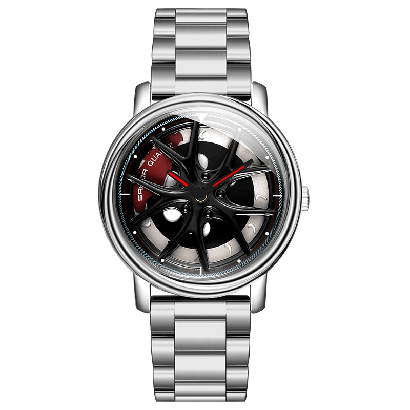 

3d Rim Watch Hub Creative Car Wheel Watch Man Sport Waterproof Custom Casual Design Fashion Quartz Wrist Watches Men 2020 Reloj