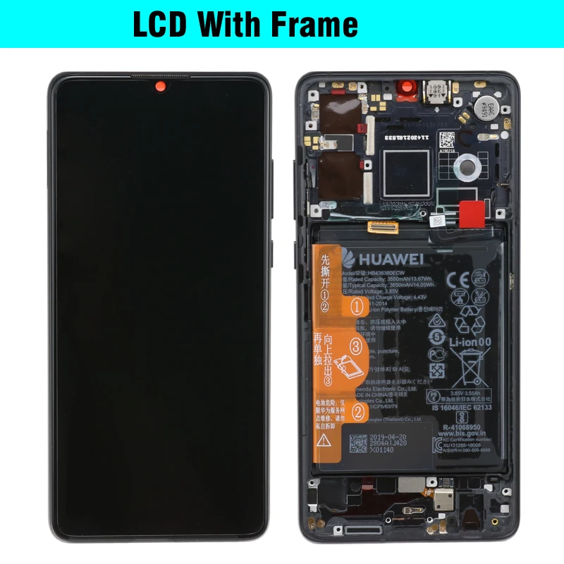 6," для huawei P30 lcd ELE-L29 ELE-L09 дисплей сенсорный экран дигитайзер сборка Замена для huawei P30 lcd ELE-AL00