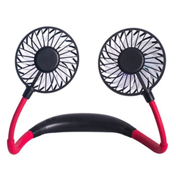 

Hanging Neck Fan Outdoor Portable Fan USB Charging Fan Mini Sports Fan with Light