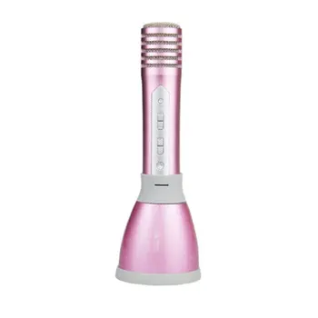 

Wireless Microphone Mini Portable Condenser Microphone Karaoke OK Speaker KTV Player Sing for phone Handheld Dynamic mic