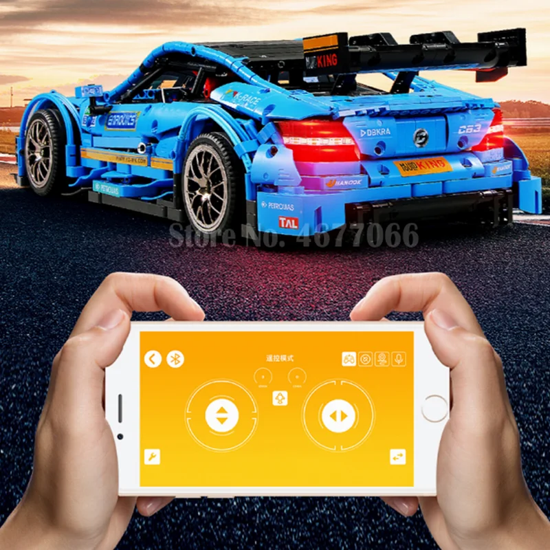 

LegoEDS Technic Remote Control Benzs MOC-6687 RC Car Model Building Blocks Bricks Compatible AMG C63 DTM Toys For Children Gifts