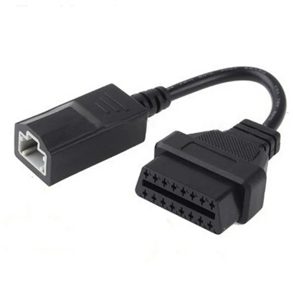 100 шт./лот адаптер OBD Разъем для Honda 3Pin OBD OBD2 Ведущий кабель 3 Pin до 16 Pin OBD1 к OBD2 диагностический инструмент