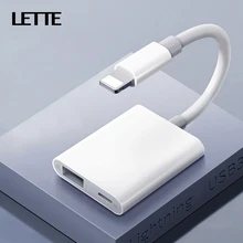 Lightning Convert to USB Connector SLR Camera Adapter Chargeable Phone Mutual Transmission Converter For iPhone iPad