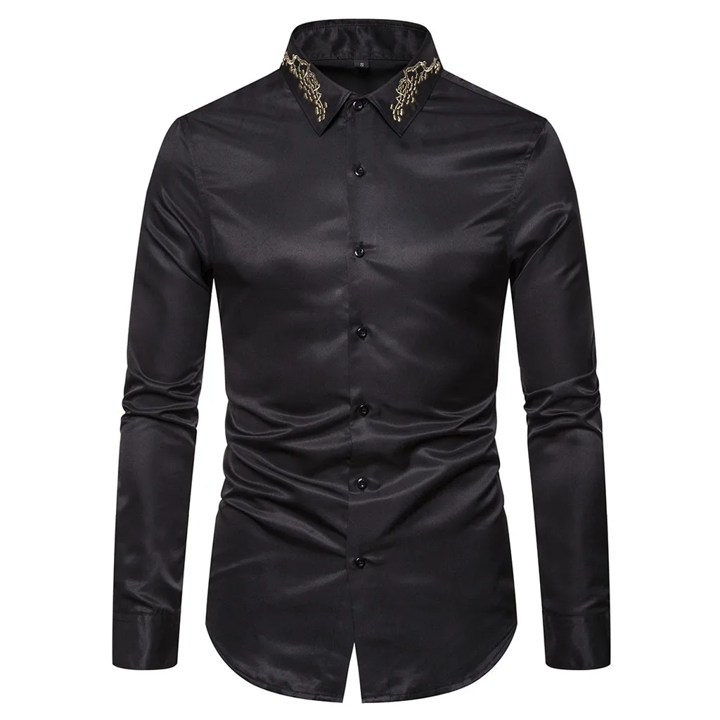 Модный бренд Camisa Masculina, рубашка с длинным рукавом для мужчин, Корейская приталенная дизайнерская официальная повседневная мужская рубашка, размер 8,7