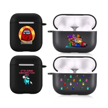 

Among US Case for AirPods Pro 1 2 Silicone Matte Protect Wireless Earphone Accessories for Air pods