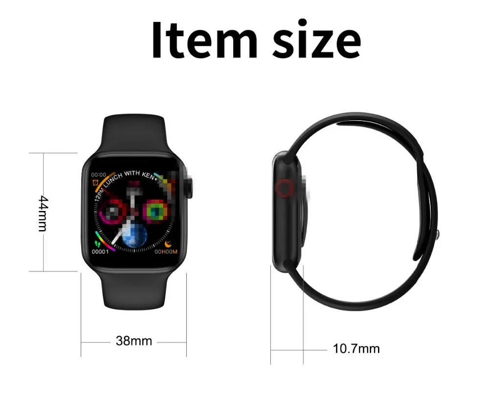C200 Bluetooth Call Answer Smart Watch with Heart Rate Monitor Fitness Tracker Bracelet Wearable Device Smartwatch Remove Strap