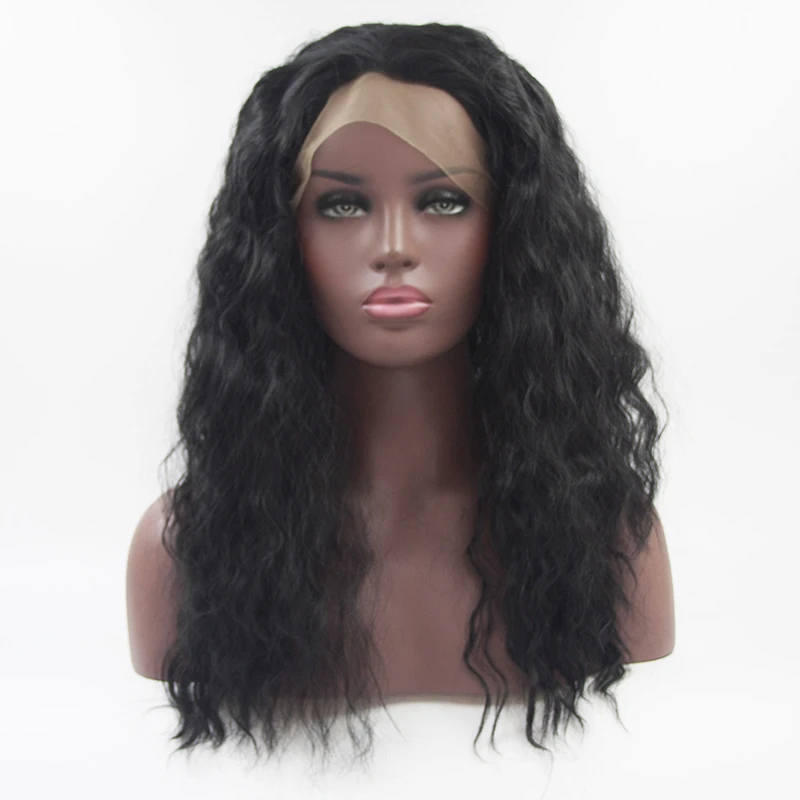 

Loose Wave Synthetic 13×4 Lace Front Wig Free Part Long Natural Hair Wigs For Women 180 Density With Baby Hair