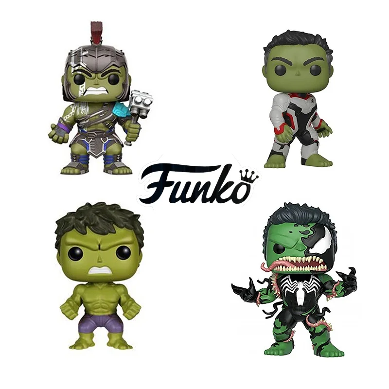 FUNKO POP Мстители одежда «Супергерои» Халк фигурки Фильм Винил движущиеся и игрушечные фигурки игрушки Фигурки Коллекционная модель игрушка для детей