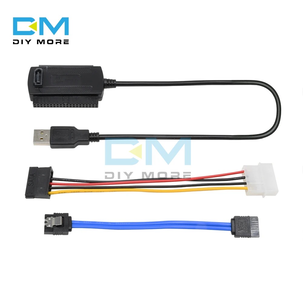 Adaptador para Disco Duro, Convertidor SATA, PATA, a USB 2.0, Modificador de Corriente CA Externo, 2.5" a 3.5"|Circuitos integrados| - AliExpress