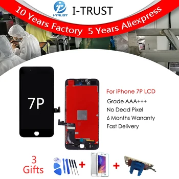 

Grade A+++ LCD For iPhone 7 Plus LCD Replacement Touch Screen Digitizer Assembly Display with Free Tools & Free shipping
