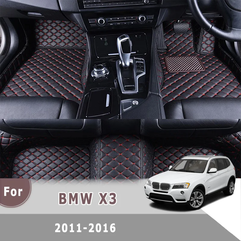 

RHD Carpets For BMW X3 2016 2015 2014 2013 2012 2011 Car Floor Mats Auto Interior Accessories Automobiles Covers