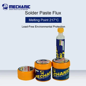 

MECHANIC 217 Degree High Temperature Wireless Environmental Solder Paste For CPU Repair Tin Paste SMT BGA Welding Rework