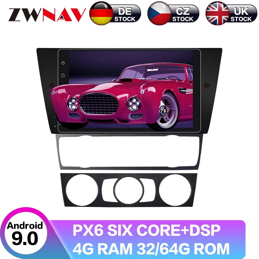 Android 9 With DSP For BMW E90 Car radio video player Multimedia GPS navigation accessories Sed