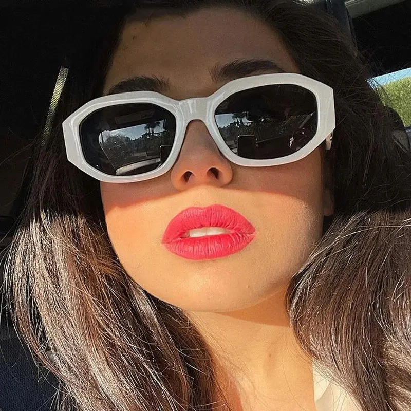 2021 Luxury Brand Men Gradient Semi Rimless Sunglasses Women Fashion Brand Design Sun Glasses UV400 1813 Oculos De Sol Masculino guess sunglasses