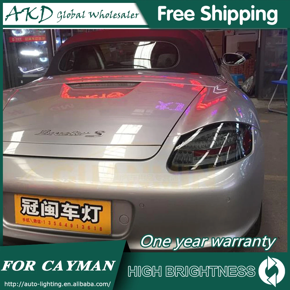 Задний фонарь для автомобиля Porsche Cayman 987 2005-2008 задние фары светодиодные