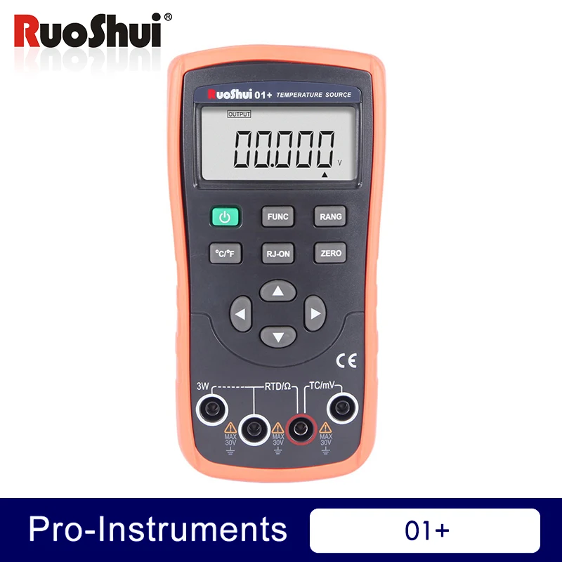 

01+ Ruoshui Victor Source simulates thermocouples RTDs volts ohms Temperature Calibrator compensation rf signal generator