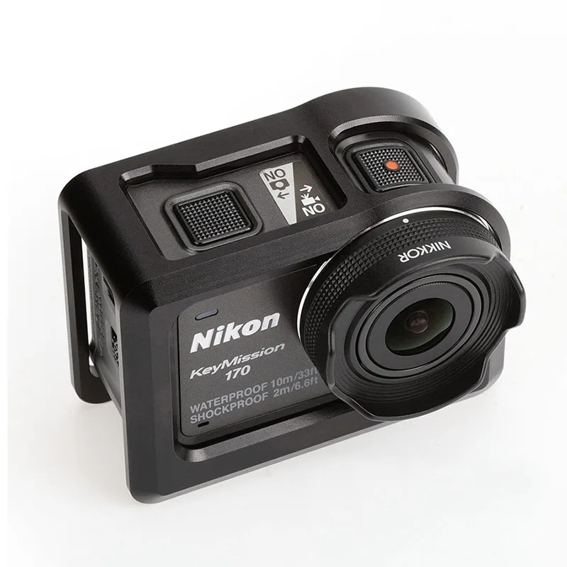Защитный кожух из алюминиевого сплава для камеры Nikon KeyMission 170 KEY170 аксессуары для экшн-камеры