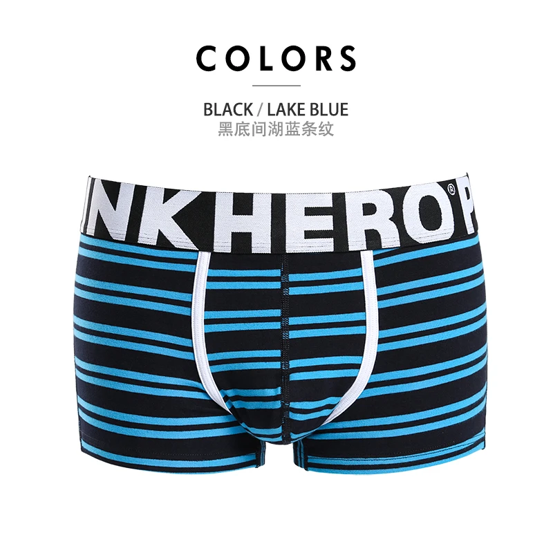 PINKHERO Fashion Striped Male Underpants For Men,Including High Quality  Comfortable Cotton Boxer Briefs And Men's Panties best boxer briefs for men