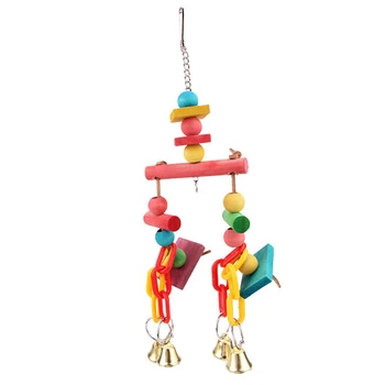 

Durable Interesting Colorful Safe Bird Chewing Toy Bird Training Toy Parrot Hanging Toy A50