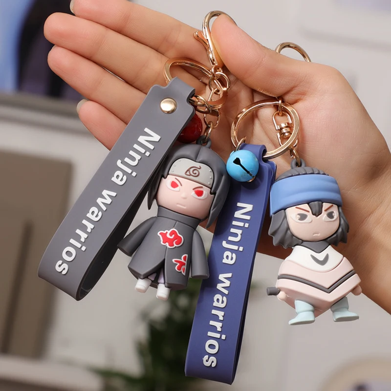 

2020 New Hot New Naruto Naruto Keychain Sasuke/itachi/Kakashi Acrylic Key Chain Pendant Anime Accessories Cartoon Key Ring