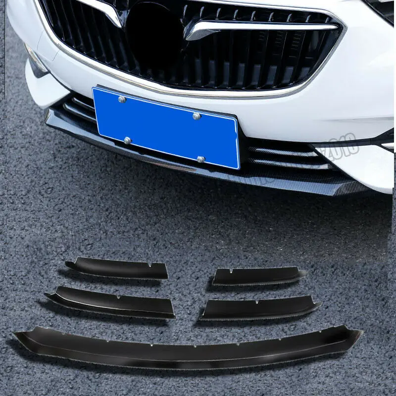 Модификация автомобиля автомобильные аксессуары ABS черный передний бампер губы полосы крышка отделка Подходит для Buick Regal