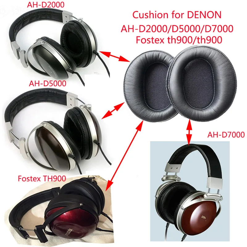 Denonに適しAH-D2000 D5000 D7000イヤーパッスリーブをfostex TH900 ...