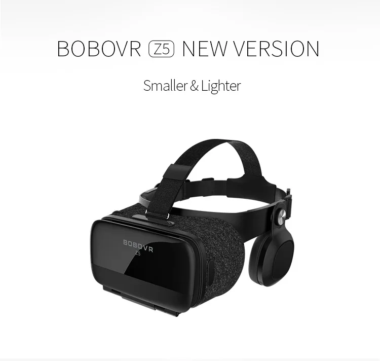 Bobovr Z5 3D VR Virtual Reality Glasses Headset Helmet Goggles Casque Stereo Headset Box Glasses For Smartphone With Packaging