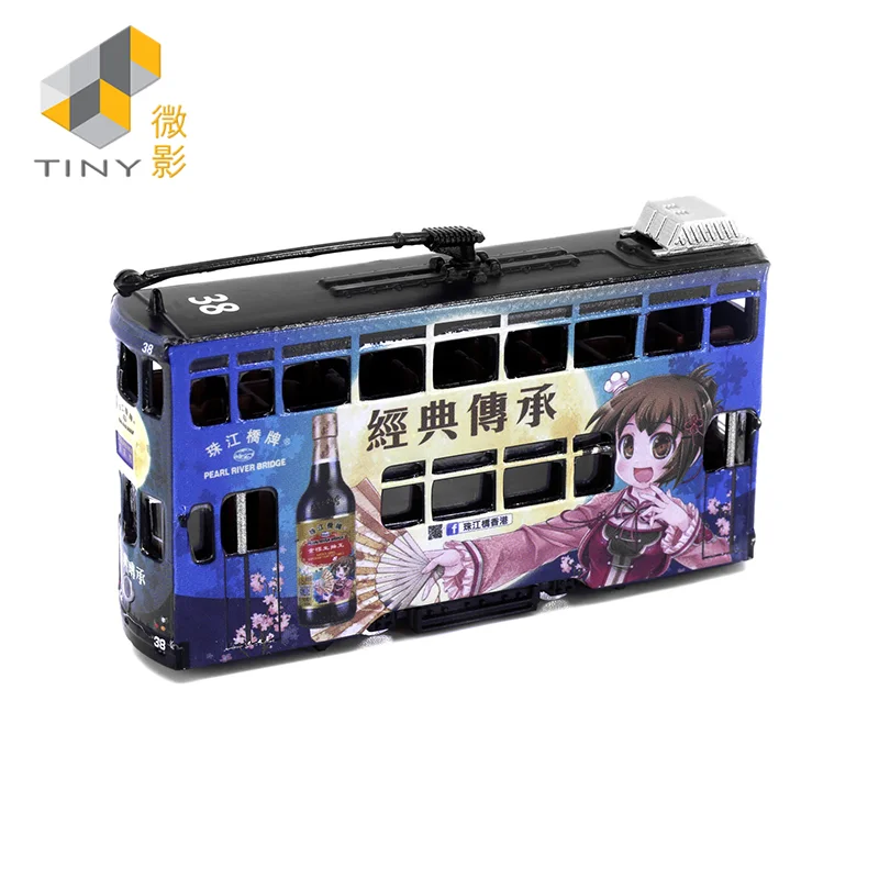 Tiny 1:120 Pearl River Bridge Tram NO.62 Simulation Model Car | Игрушки и хобби