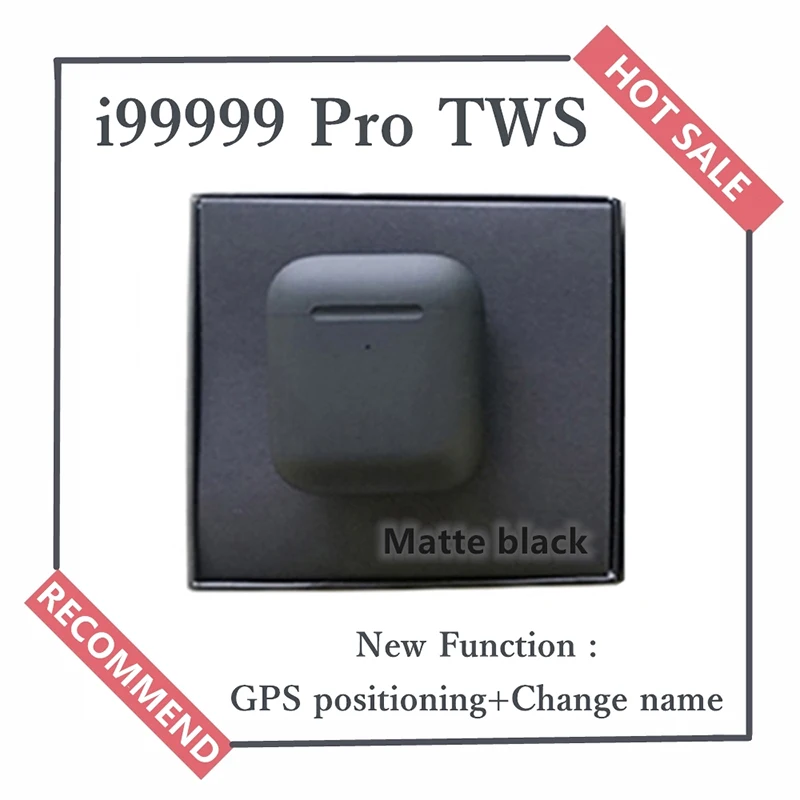 

i99999 Pro TWS Change the bluetooth name+GPS positioning wireless Bluetooth earphone smart sensor pk i90000 pro i100000