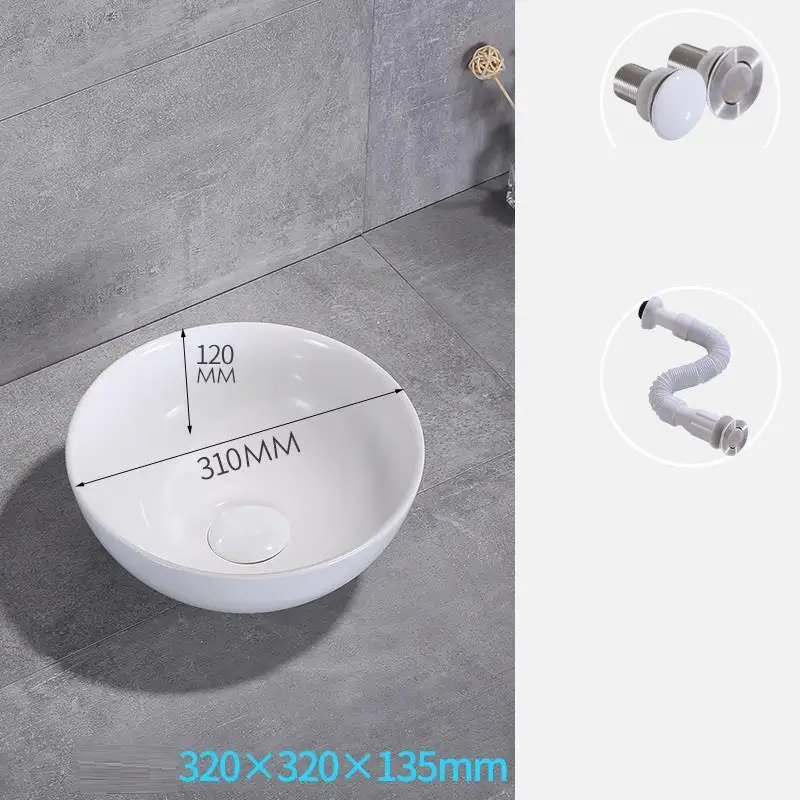Version T Lavatorio Waschbecken Туалет Mano Bacia Lavagem ванная комната черный Salle De Bain Lavabo раковина Pia Banheiro умывальник - Цвет: Version T