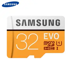 Карта памяти Samsung EVO объемом памяти 32 Гб или 64 ГБ, 128 ГБ 256 C10 SDHC карта Micro SD класса 10 UHS TF модуль памяти TransFlash запоминающее устройство для