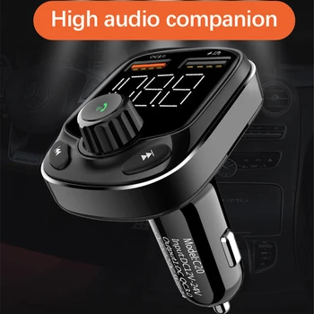 

1.1 inch Car MP3 Radio Bluetooth Player Fast Charging LED Digital Display Large Screen Dual USB FM Transmitter Bluetooth 5.0 C20