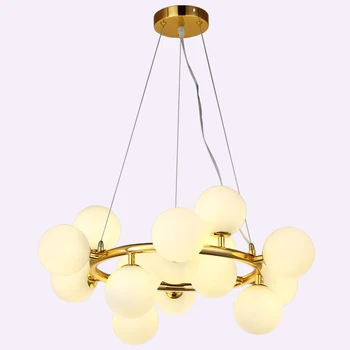 

Contemporary And Contracted Crystal Chandelier Led Color Character Three Meals Chandeliers Circle Dining Room Light