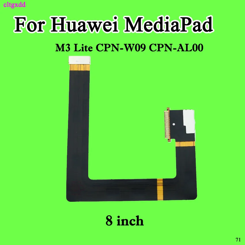 Новая материнская плата подключить главную плату материнская плата для huawei MediaPad M3 Lite M3Lite CPN-W09 CPN-AL00 8 дюймов 10 дюймов ЖК гибкий кабель