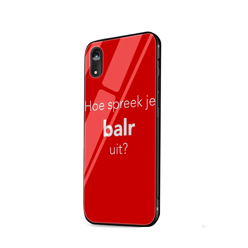 Стеклянный чехол для телефона для iPhone 6 6s 7 8 Plus X XR XS Max 5 S 5 SE Cover BALR - Цвет: G3