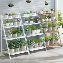 Многоярусная комнатная гостиная мясистая твердая древесина простота бамбуковый Тип Посадки Бытовая Балконная полка Цветочная стойка