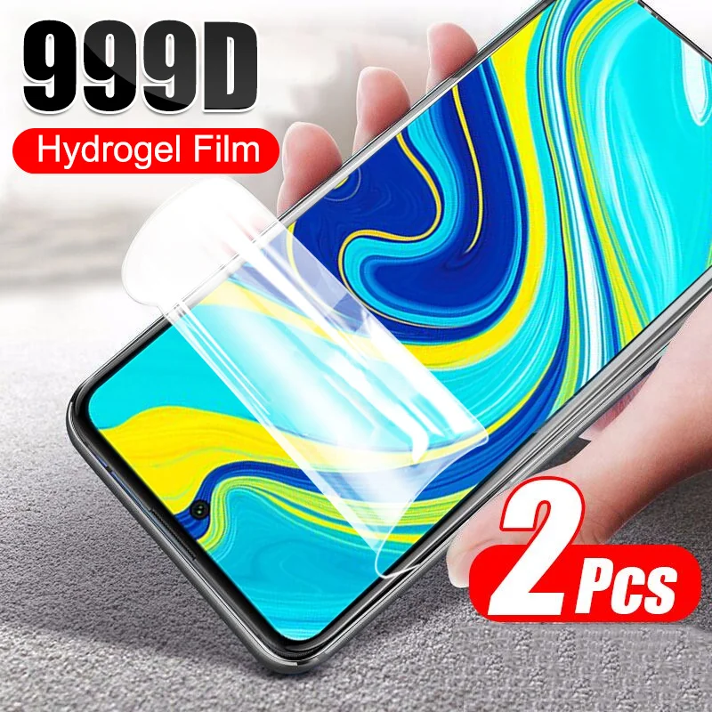 Мягкая Гидрогелевая пленка для Xiaomi Redmi Note 9 Pro Max 9S 8T 8A 7 8 полное покрытие 9A 7A Poco X3 K20