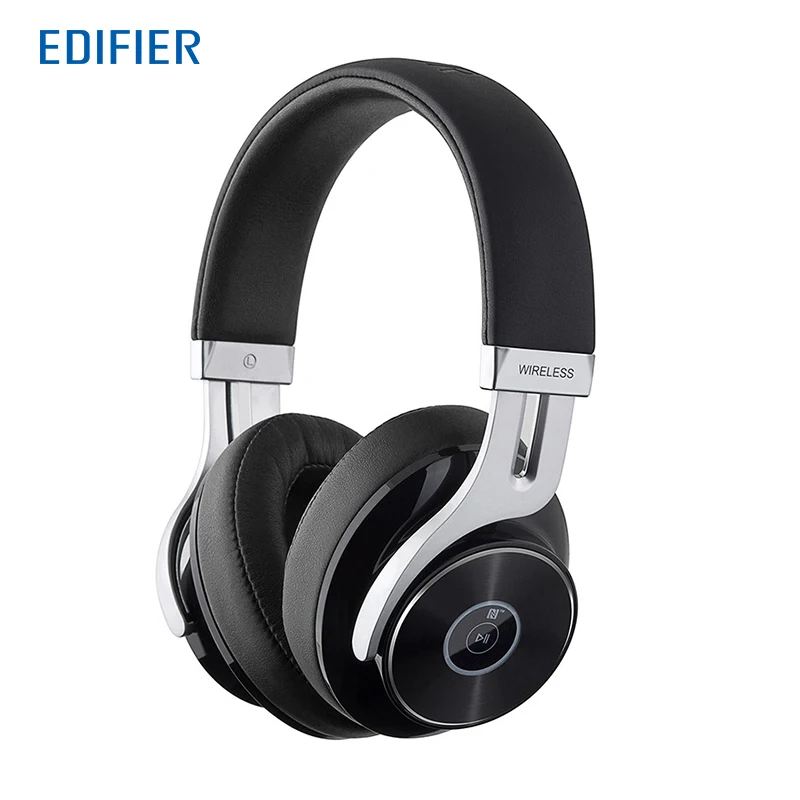 

EDIFIER W855BT earmuffs Bluetooth headset stereo music wireless headset BT 4.1 with microphone 3.5mm AUX line gaming headset