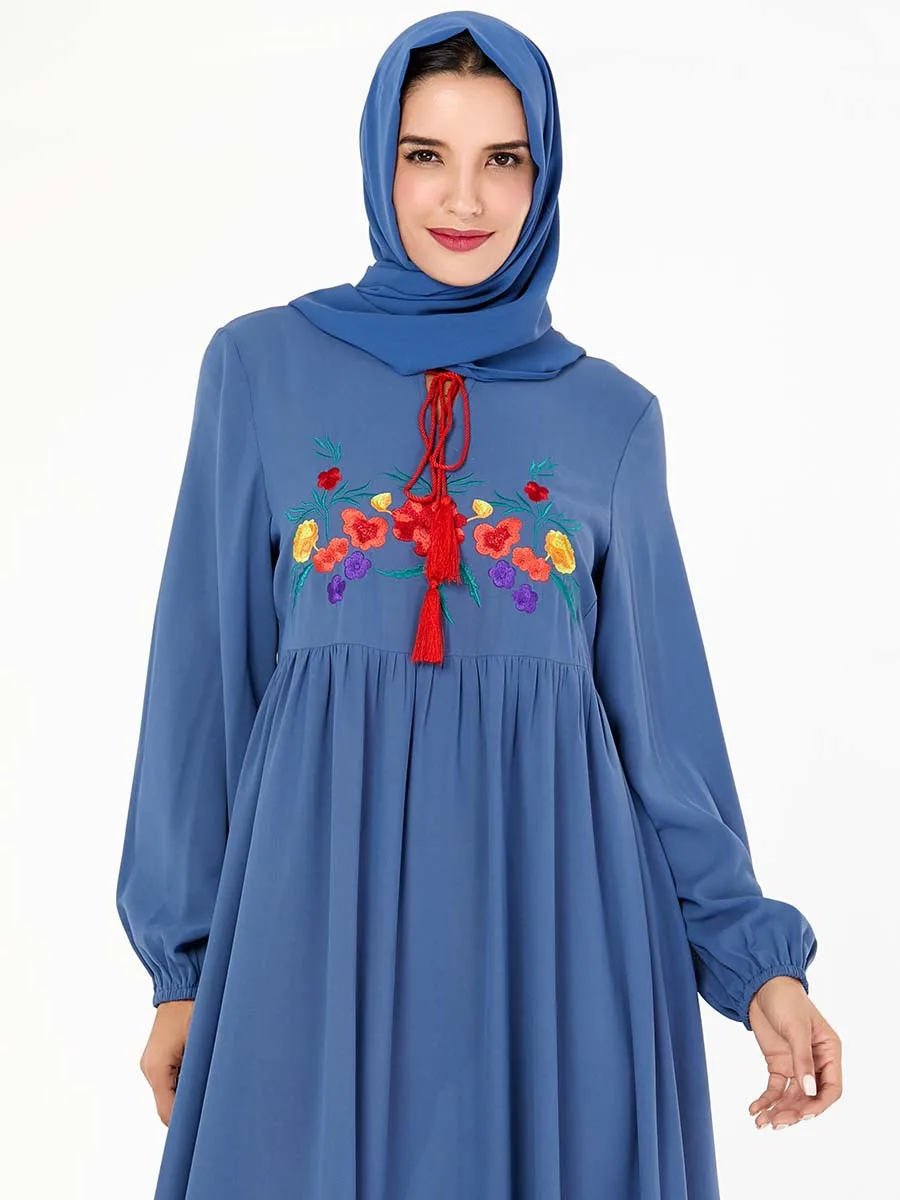 Женская одежда abaya Pakistan Дубай Турция Бангладеш большие размеры Исламская с