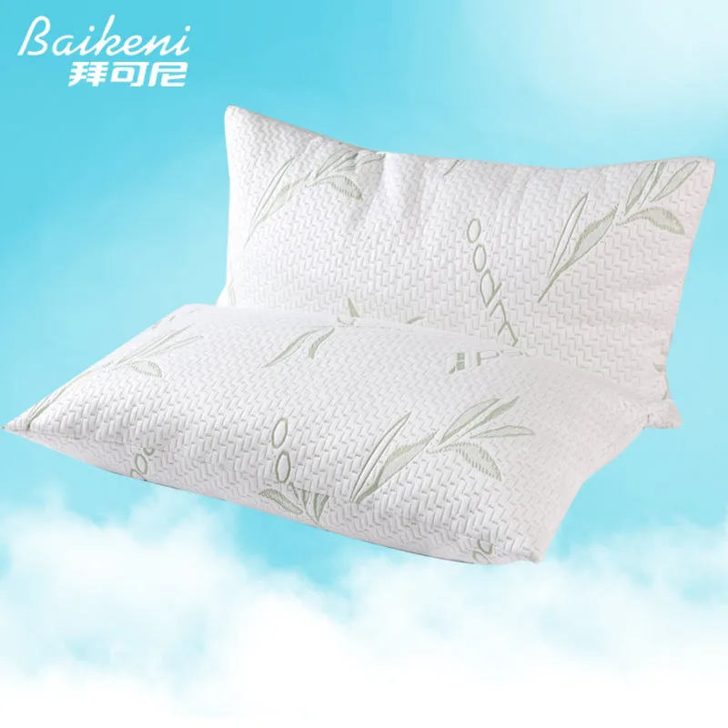 

Bai ke ni Memory Pillow Filled with Crushed Sponge Broken Memory Cotton Memory Foam Bamboo Pillow Bamboo Fiber Pillow