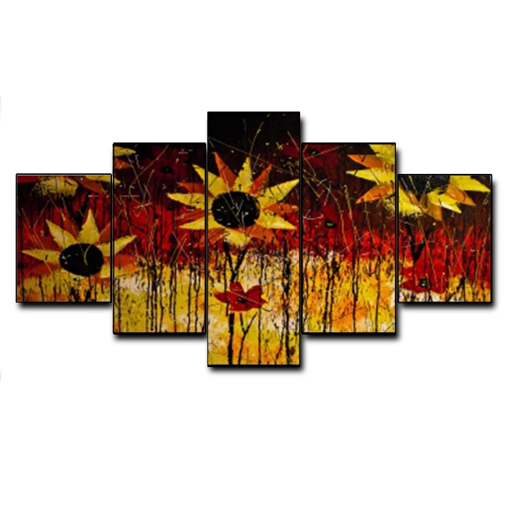 Canvas Art Oil Painting Sunflower mural style Art Poster Picture Wall Decor Modern Home Decoration For Living room Office Canvas Art Oil Painting Sunflower mural style Art Poster Picture Wall Decor Modern Home Decoration For Living room Office