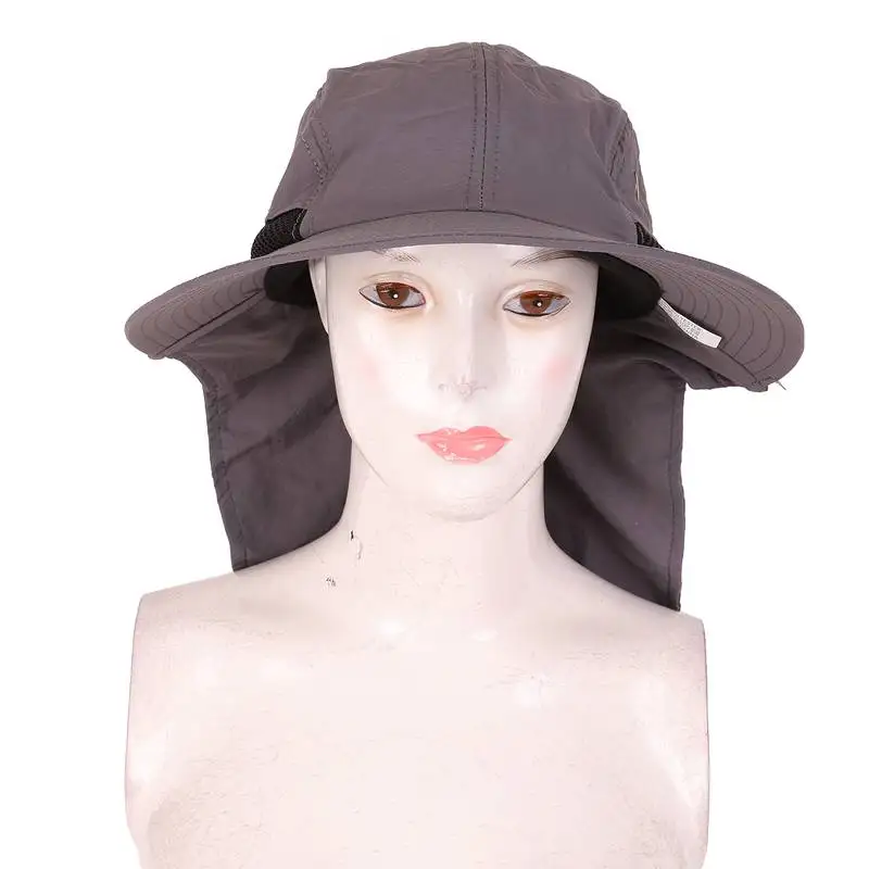 Открытый Рыбалка Пешие прогулки Boonie Snap Hat козырек уха шеи крышка Солнцезащитный щиток