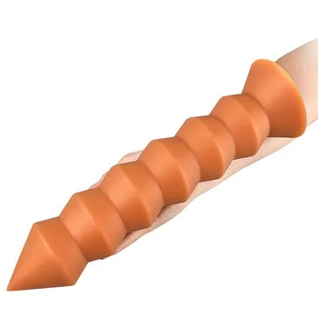 New Arrival Anal Plug Dildo Prostate Massage Stick Sex Toys For Women Men Long Butt Plug Spiral Anal Dildo With Suction Cup 2