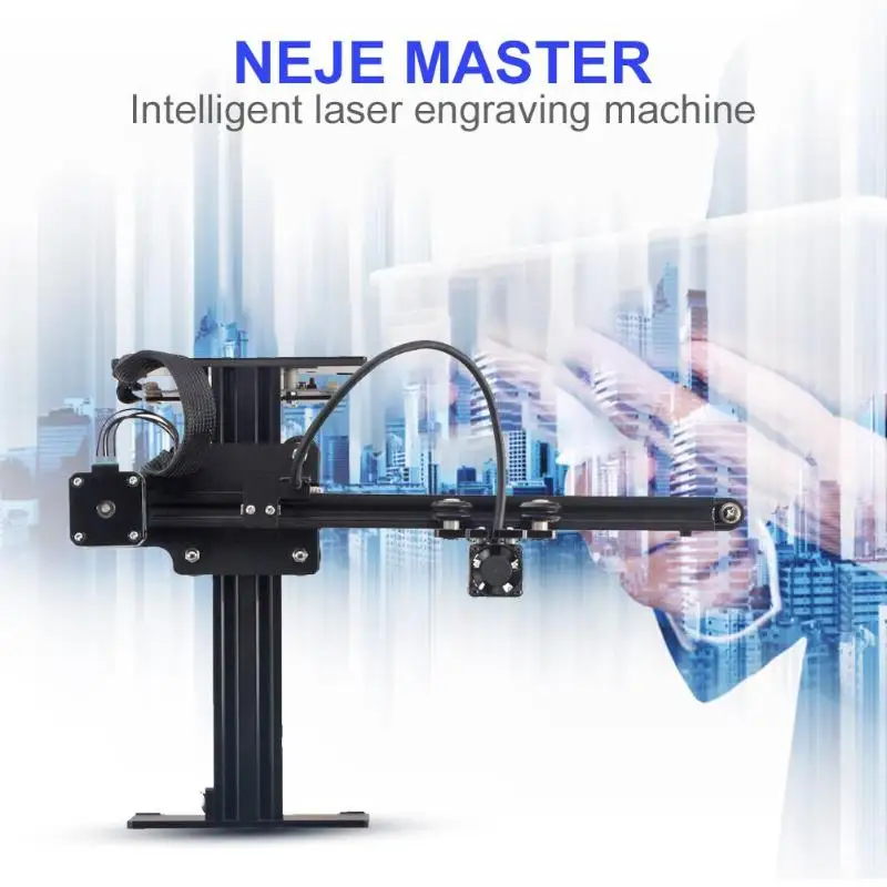 NEJE MASTER 405nm 3500mw лазерный фрезерный станок для гравировки древесины