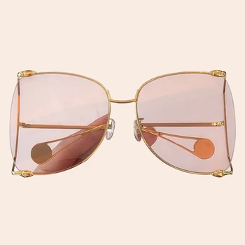 

2020 Luxury Square Fashion Sunglasses Women Pink Classic Sun Glasses Female UV400 Gradient Gafas De Sol Mujer