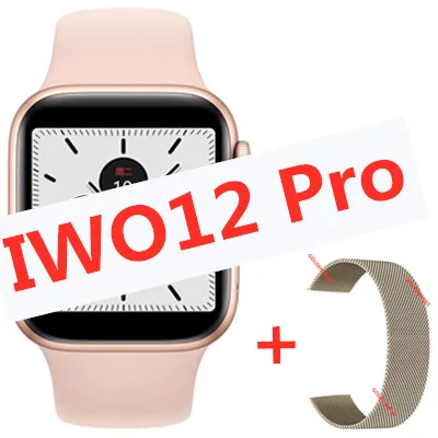 Смарт-часы GOLDENSPIKE IWO 12 Bluetooth 1: 1 серия 5 ЭКГ умные тосты Смарт-часы браслет Android для IOS обновление IWO 11 10 9 8 - Цвет: Package