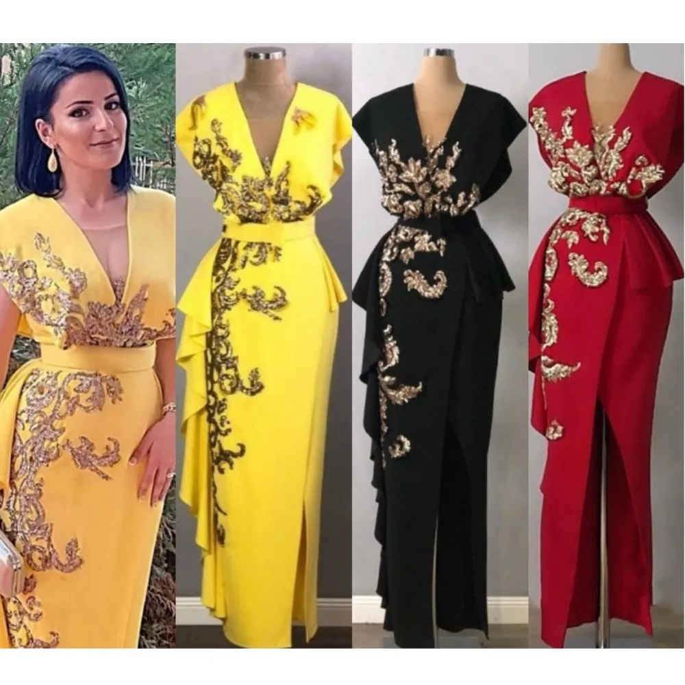 

Mermaid Evening Dresses Gown Long 2020 Moman Party Formal Prom Red Dress