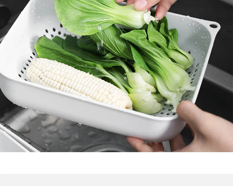 Amazon получить корзина висячая пластиковая двойная кухня для мытья попуральности фруктовой корзины получить корзину