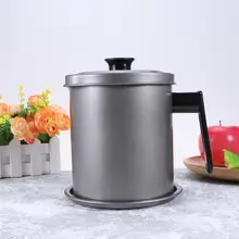 1 шт. масляный фильтр горшок с ситечком и крышкой масляный фильтр для хранения масла смазка из нержавеющей стали держатель Контейнер для домашнего использования кухня