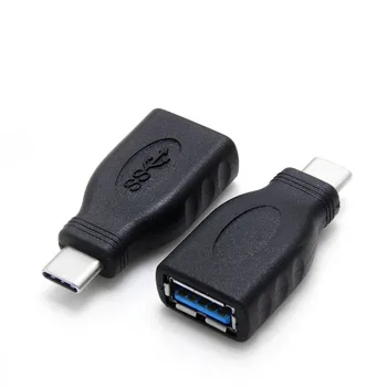 

2pcs/lot USB Type C Male to USB 3.0 Type A Female OTG Adapter Connector for Phone Laptop Connect USB Flash Drive Mouse Keyboard